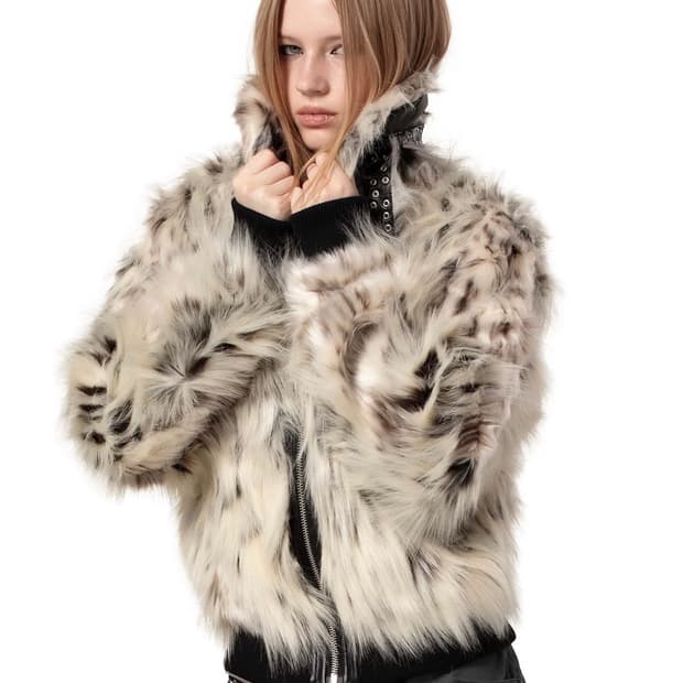 레이서월드와이드 racerworldwide 퍼 봄버 자켓 s