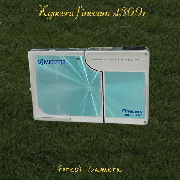 (셀카/희귀) 교세라 finecam sl300r 디지털카메라