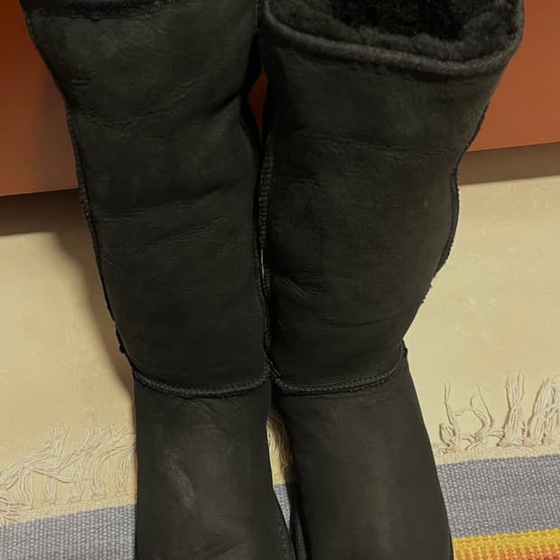 UGG 블랙 롱부츠 230