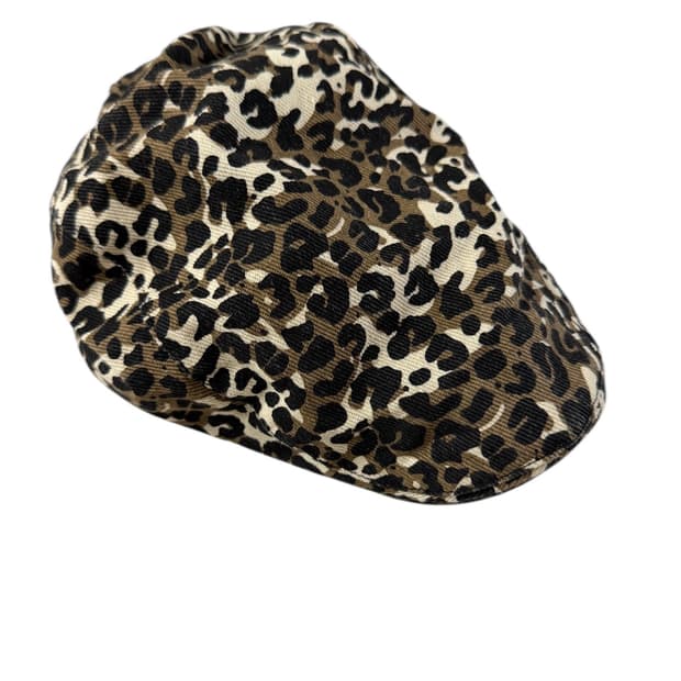 leopard print cap