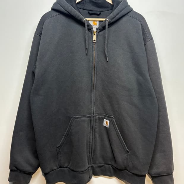 칼하트 후드집업 블랙