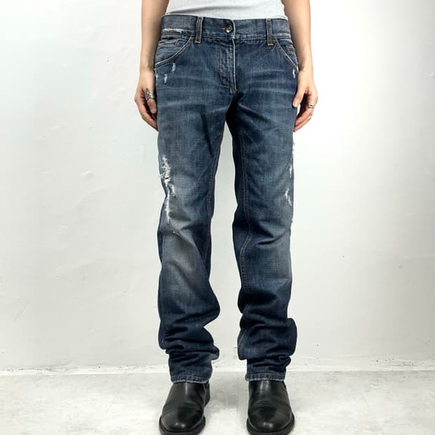 Dolce & Gabbana 2000s Distressed Metal P