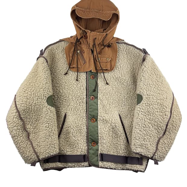 컬러비콘 빅 보아 블루종 자켓