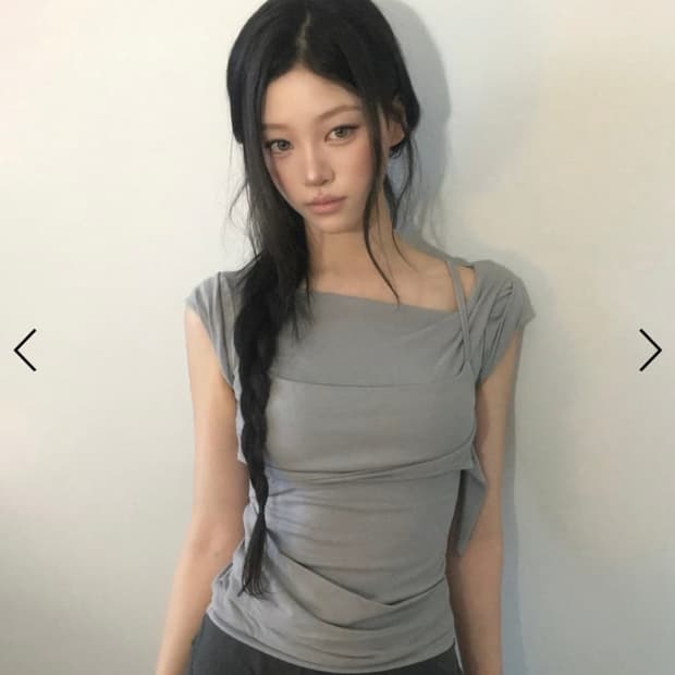 플레어업 레이어드 뷔스티에 티셔츠