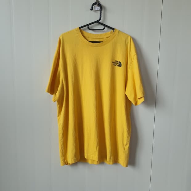 노스페이스 반팔 티셔츠 2XL 옐로우