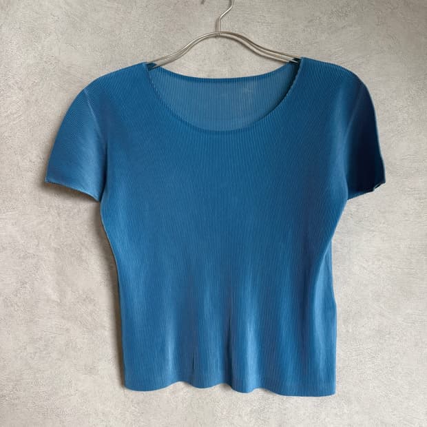 Pleats Please Issey Miyake Ribbed Top
