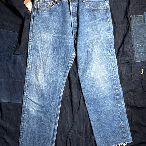 00‘s 리바이스 501 스트레이트핏 데님 팬츠 35