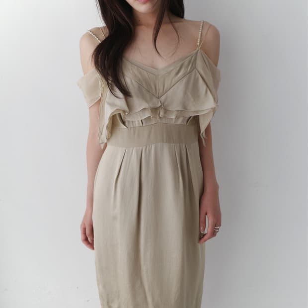 sha half off-shoulder dress