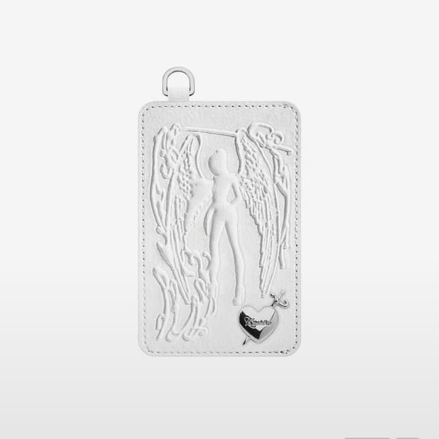 카시코 angel card holder white