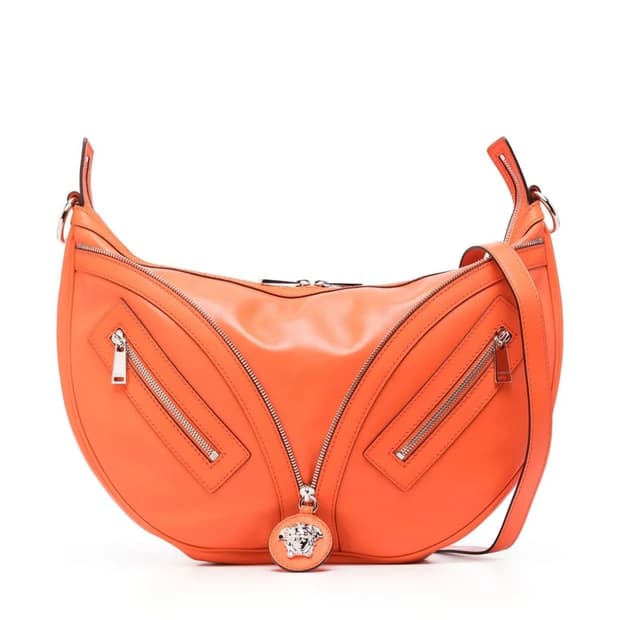 베르사체 메두사 로고 지버 리피트 호보백 빅사이즈