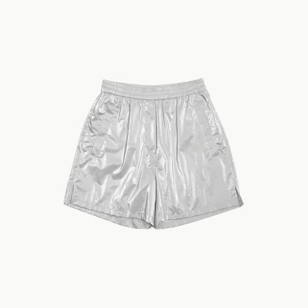 아모멘토 실버 호일 쇼츠