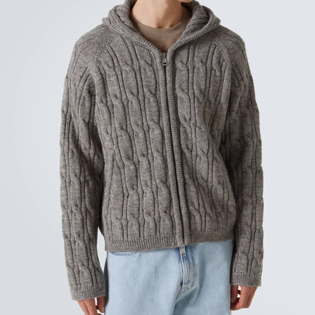 아워레가시 레벨 후드 스테이블 멜란지 이슬스 울 48