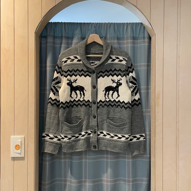 일본제 사슴패턴 코위찬