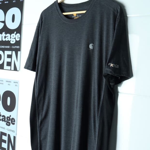 (L-2XL) 칼하트 반팔 티셔츠 USA 기능성 포스 차콜-H35994