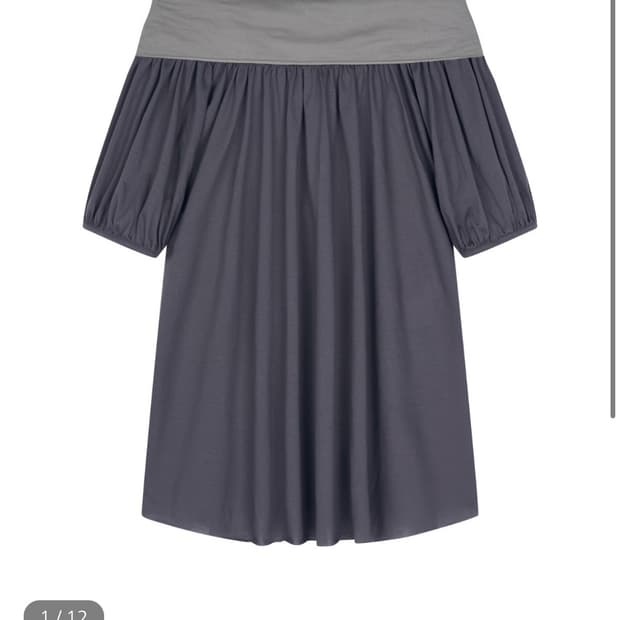 BACK RIBBON TOP - GREY
