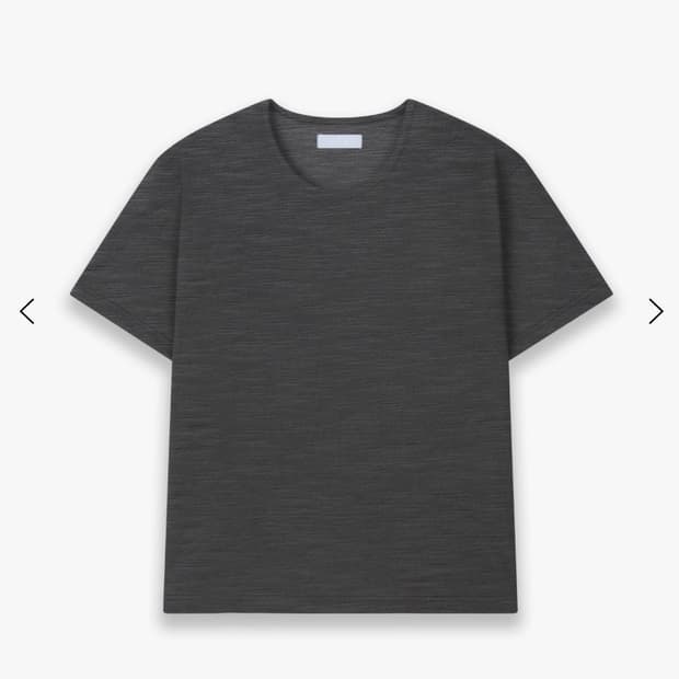 [1] LES 레스 Fin t shirt charcoal