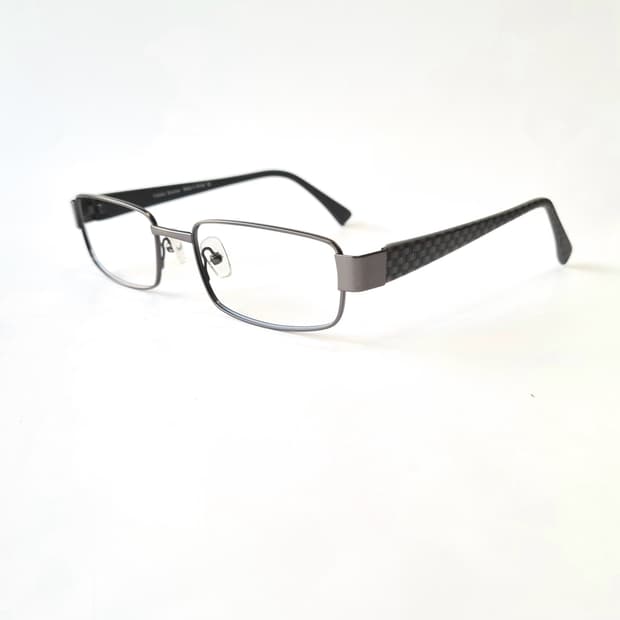 진열상품 레트로사각 건메탈그레이 안경테 400