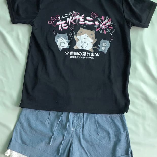 네코부치상 불꽃놀이 T