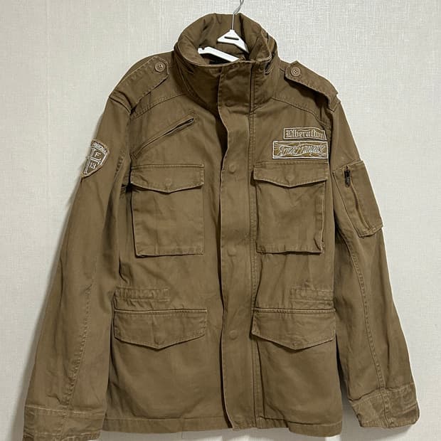 00‘s 밀리터리 스컬 워크자켓 펑크 펑투케 sly깔