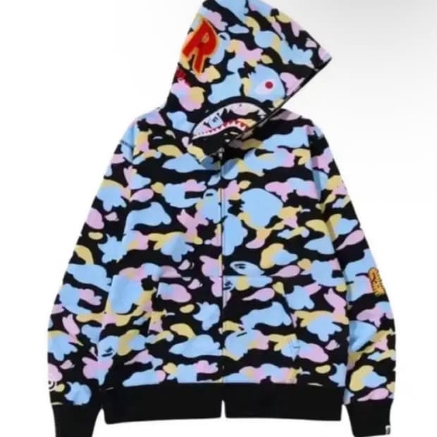 베이프 후드집업