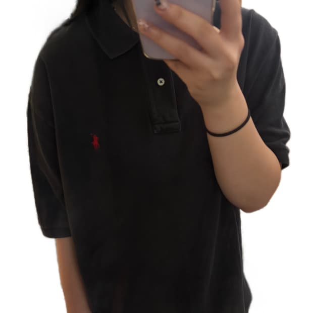 🖤폴로 랄프로렌 레드 포니 블랙 카라티 PK🖤