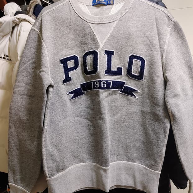 폴로 기모 맨투맨