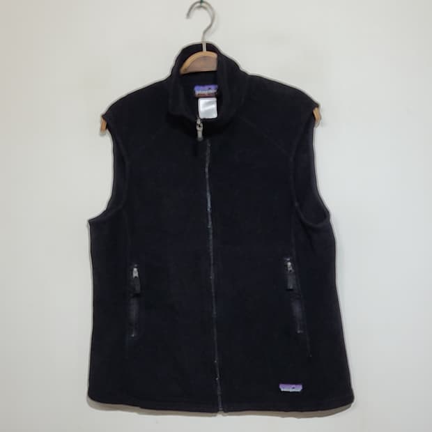(XL) 파타고니아 신칠라 플리스 조끼 블랙 후리스 베스트 