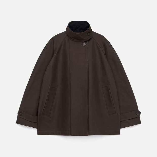ARKET 아르켓 코듀로이 칼라 재킷 다크 브라운 1299864002