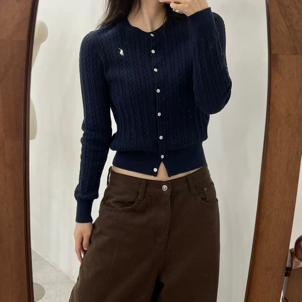 폴로 키즈 네이비 가디건