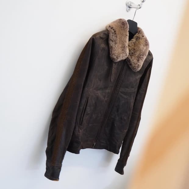 kiminori morishita calf skin jacket