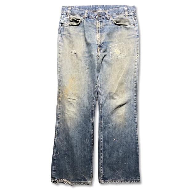 80s 리바이스 20517 오렌지탭 데님 팬츠