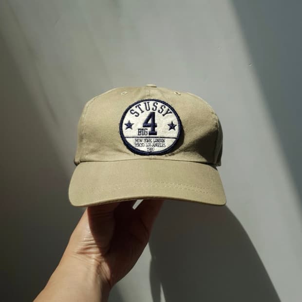 90s STUSSY pannel cap