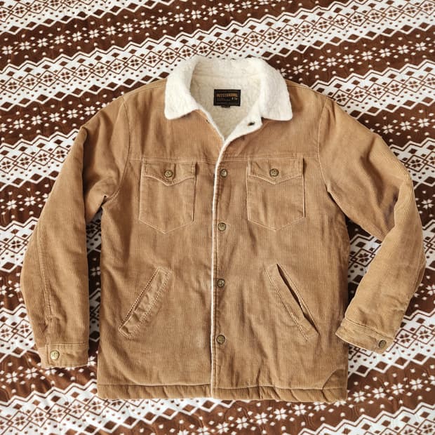 (착샷) 아웃스탠딩 빈티지 웨스턴 양모 코듀로이 자켓