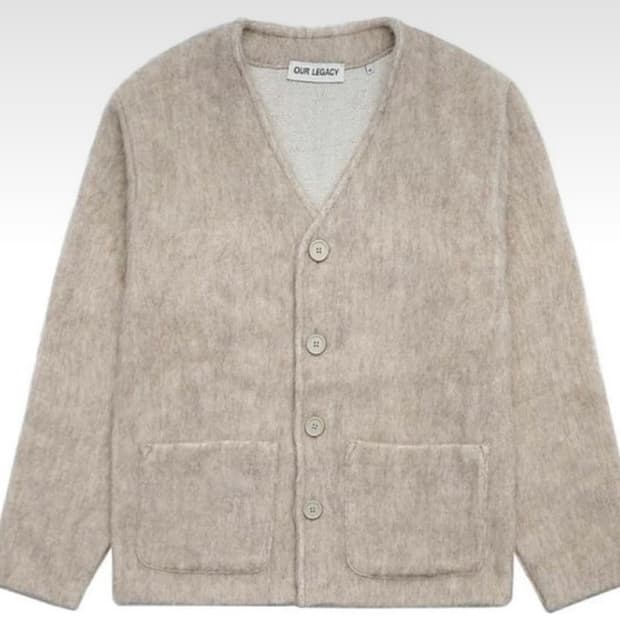 (급처) 아워레가시 모헤어 가디건