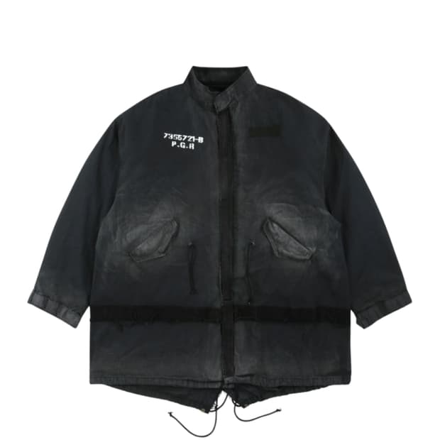 급처·꿀매) 프로젝트gr 본디지크로스 피쉬테일 파카