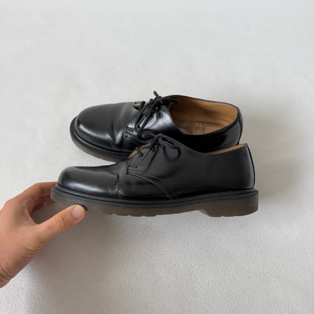 [UK6]닥터마틴(Dr.Martens) 3홀 블랙(깔창 없음)