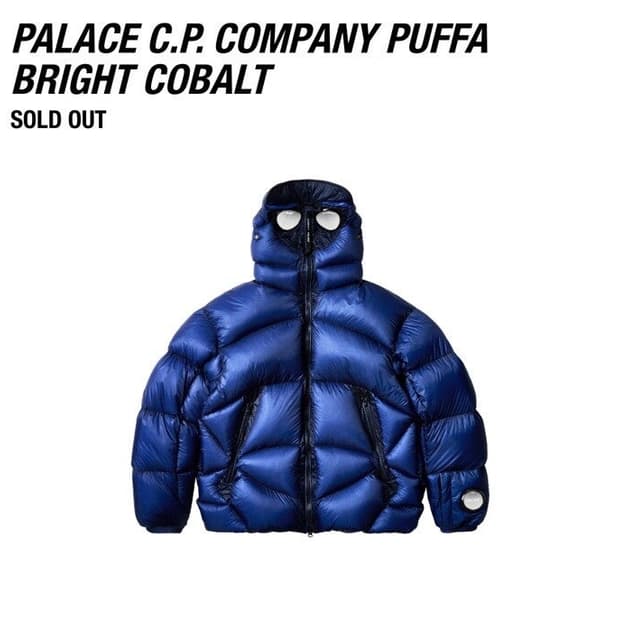 팔라스 x C.P. 컴퍼니 푸파 자켓 코발트