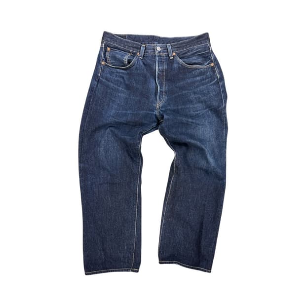 L) 리바이스 LVC 1955 501XX 인디고 셀비지 데님팬츠 BD-0