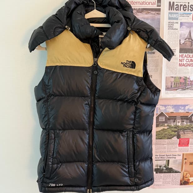 노스페이스 패딩조끼