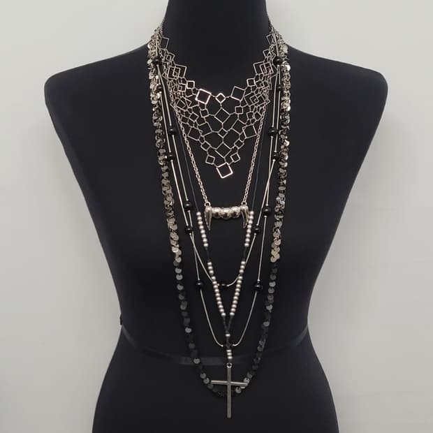 cross necklace set