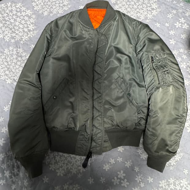 알파 정밀복각 카키 L