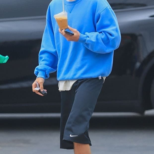 러셀 애슬래틱 스웻셔츠 베이비 블루