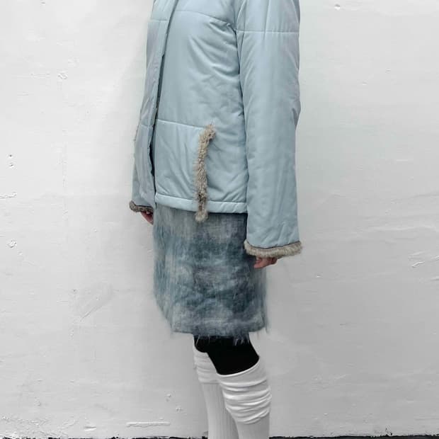 스포츠막스 막스마라 퍼 트리밍 점퍼