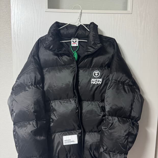 에이프 블랙 패딩