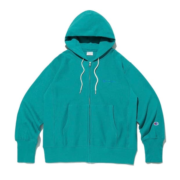 민트코어 챔피온 후드집업