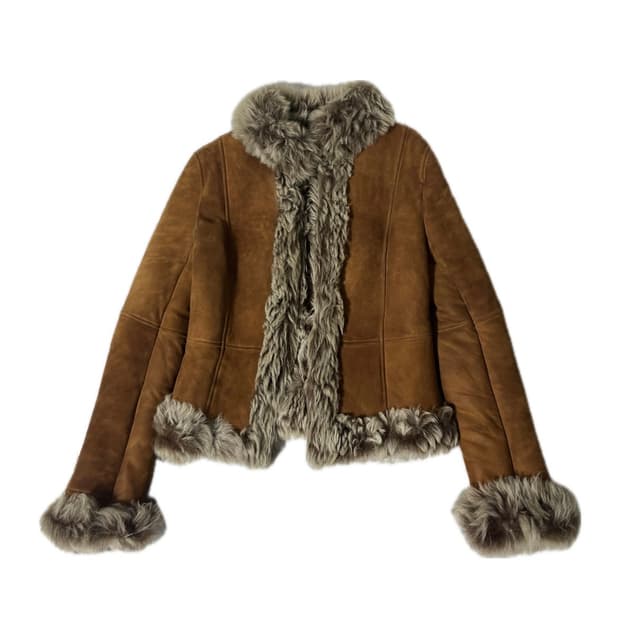 y2k 갸루 무스탕