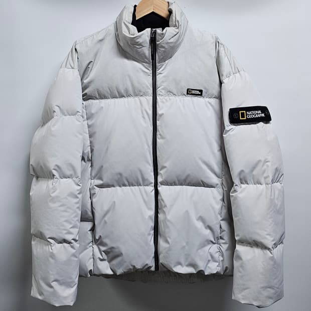 내셔널지오그래픽 덕다운숏패딩 M