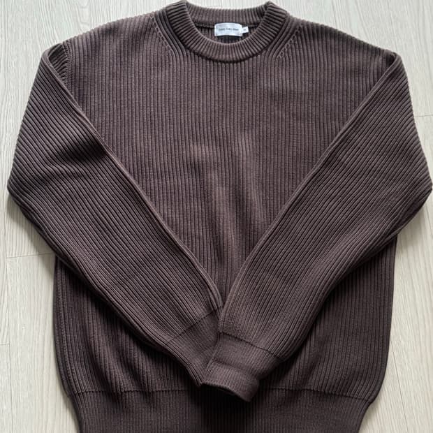 sew 코튼 립 니트 브릭색상 3사이즈