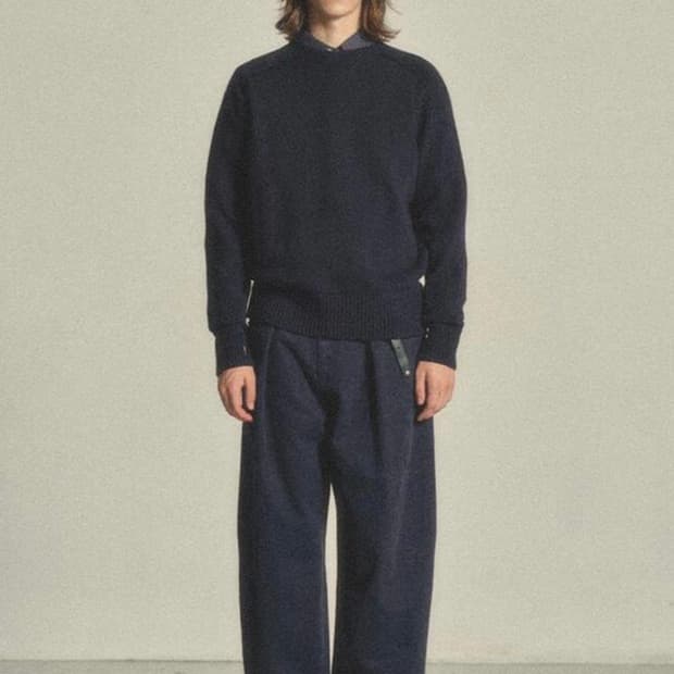 아트이프액츠 Fingerhole Saddle Neck Knit_Dark