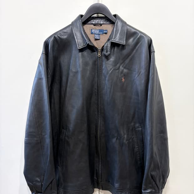 90's 폴로 랄프로렌 맥스웰 램스킨 레더 자켓